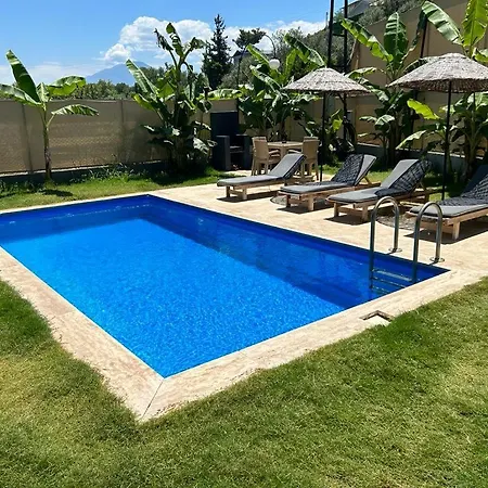 Fethiyede Jakuzili, Ozel Havuzlu 2+1villa Bananas Villa
