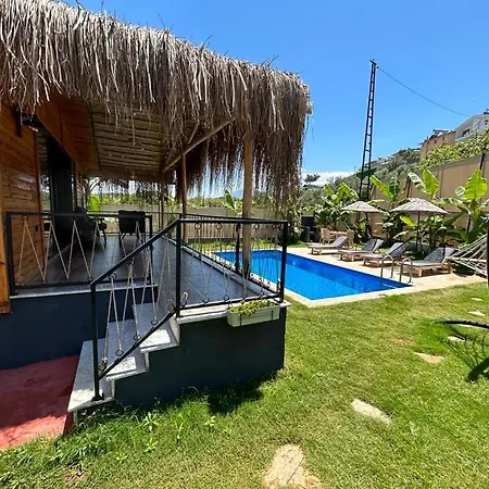 Fethiyede Jakuzili, Ozel Havuzlu 2+1villa Bananas فيلة فتحية